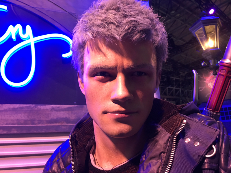 Illustration for article titled Close Up With A Life-Sized Nero From Devil May Cry 5
